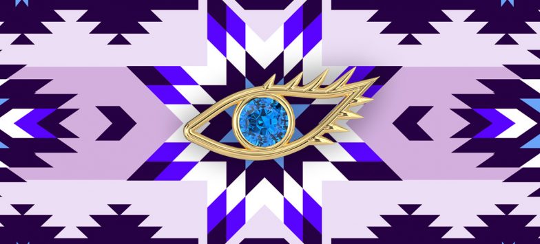 Graphic image of an eye