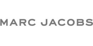 Logo of Mark Jacobs glasses in grey